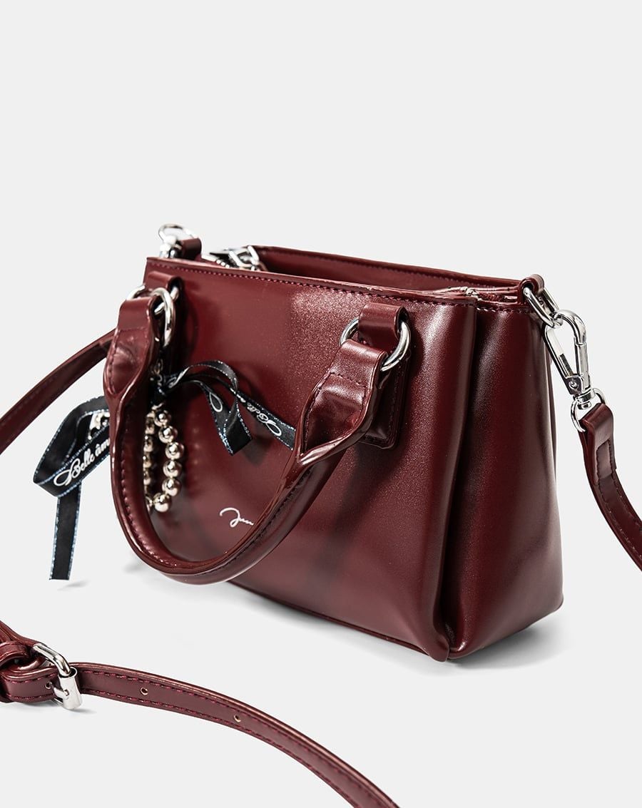  Túi Xách Nhỏ Top Handle Trang Trí Charm 