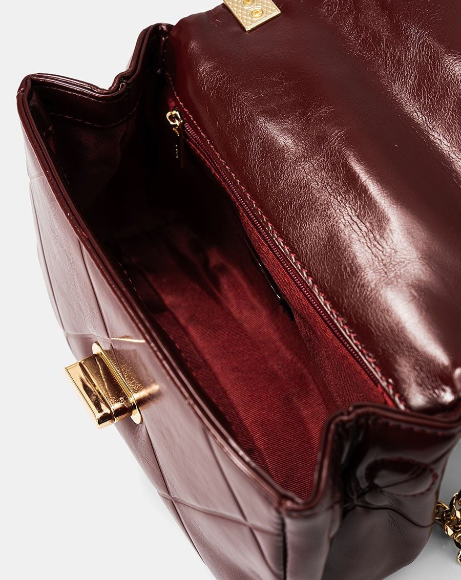  Túi Xách Nhỏ Nắp Gập Trang Trí Khoá 