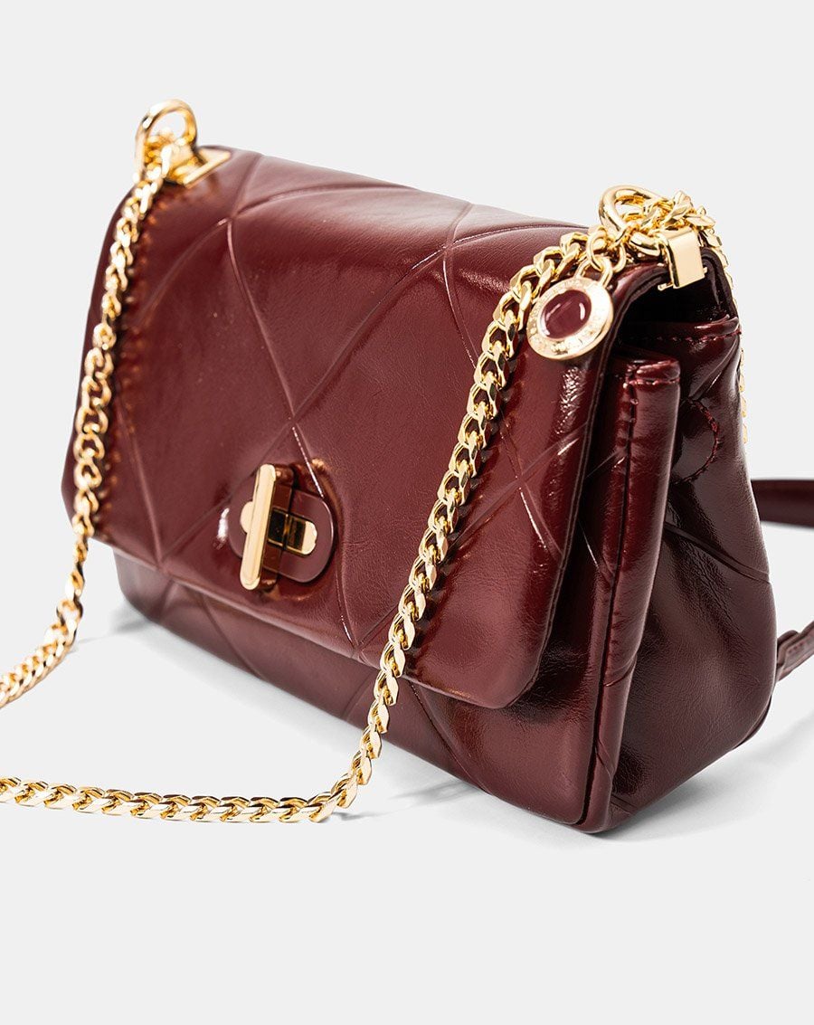  Túi Xách Nhỏ Nắp Gập Trang Trí Khoá 