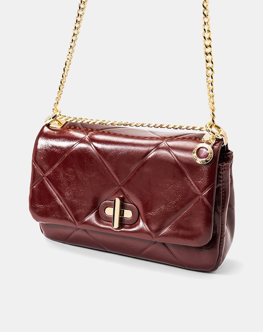  Túi Xách Nhỏ Nắp Gập Trang Trí Khoá 