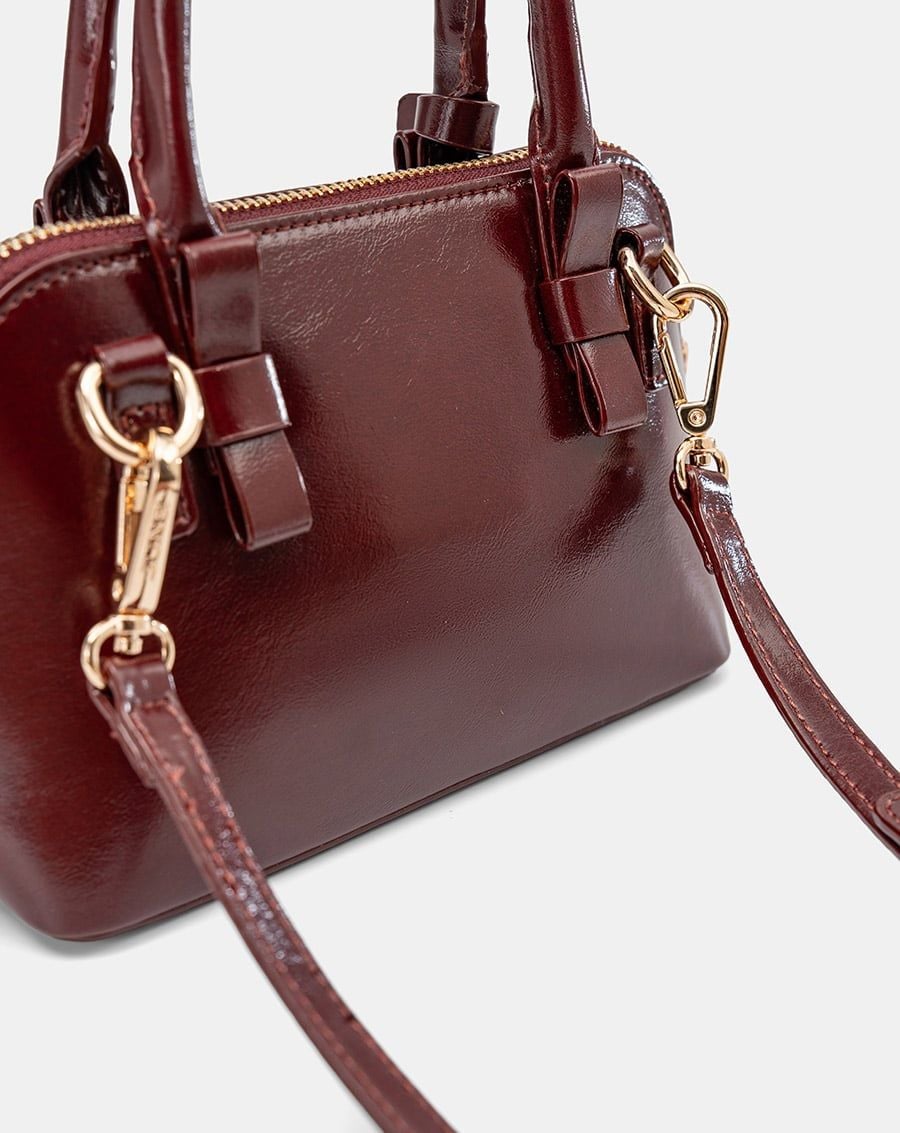  Túi Xách Nhỏ Mini Bowling Tay Cầm Nơ 