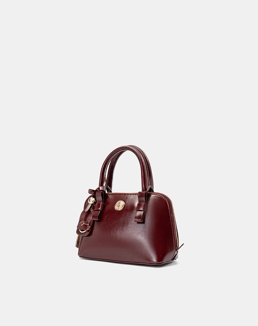  Túi Xách Nhỏ Mini Bowling Tay Cầm Nơ 