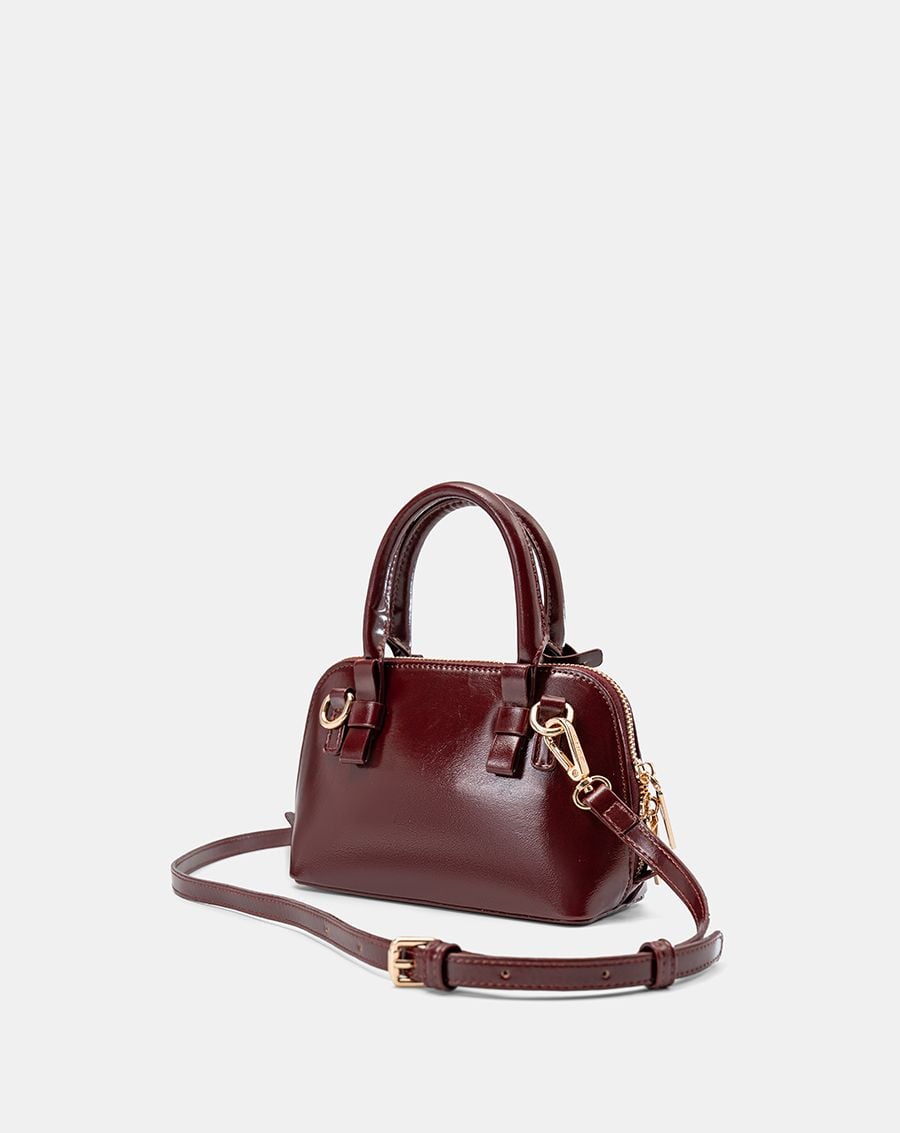  Túi Xách Nhỏ Mini Bowling Tay Cầm Nơ 