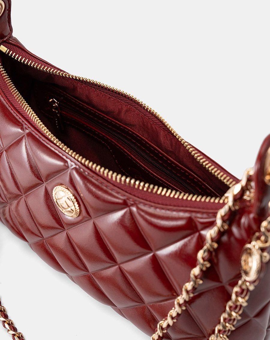  Túi Xách Nhỏ Shouder Bag Dập Nổi Hoạ Tiết Quả Trám 