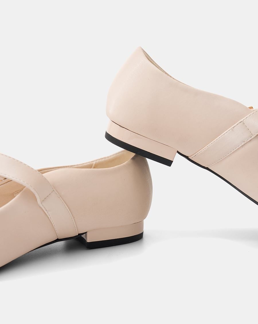  Giày Búp Bê Mũi Tròn 