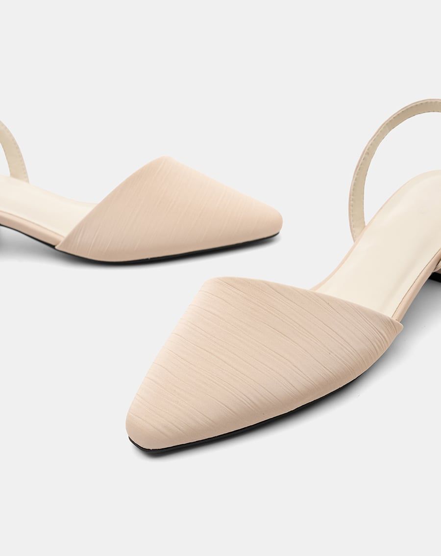  Giày Cao Gót Slingback Gót Vuông Cơ Bản 