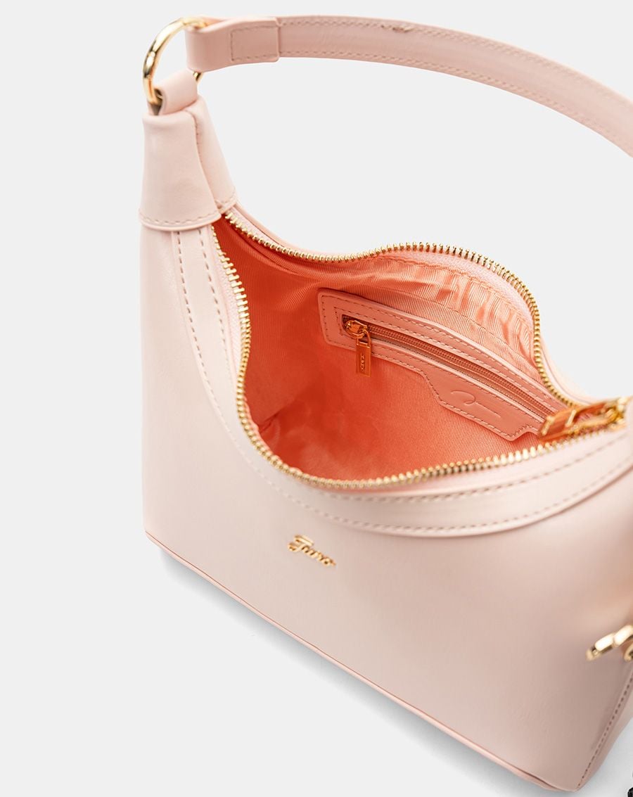  Túi Xách Nhỏ Hobo Bag Phối Charm Hoa 