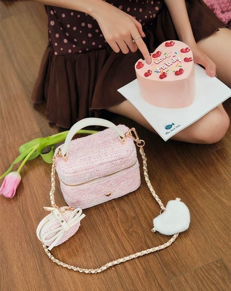  Túi Xách Nhỏ Vanity Phối Túi Nhỏ 