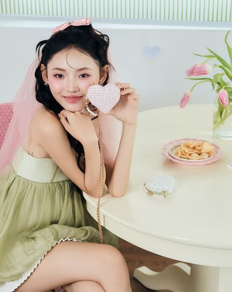  Túi Xách Nhỏ Mini Heart Shaped 