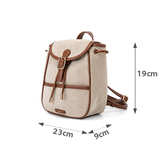  Balo Nắp Gập Rút Dây Trang Trí Khoá 