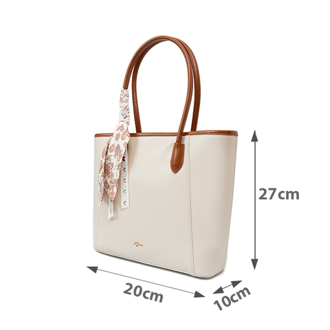 Túi Xách Lớn Tote Bag Thắt Khăn Trang Trí