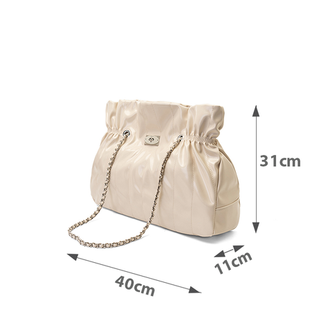 Túi Xách Lớn Tote Bag Form Mềm Phối Khoá