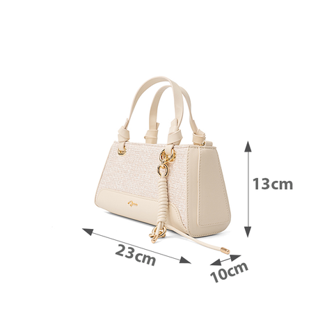 Túi Xách Nhỏ Top Handle Phối Charm