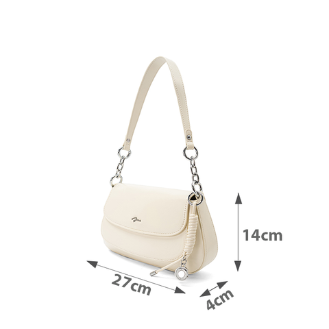 Túi Xách Nhỏ Đeo Vai Phối Charm