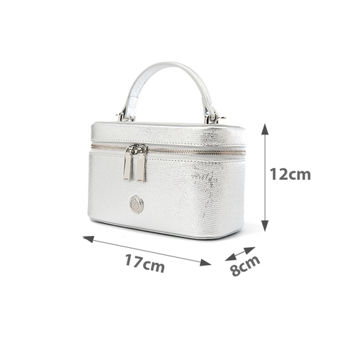 Túi Xách Nhỏ Vanity Case Phối Khoá