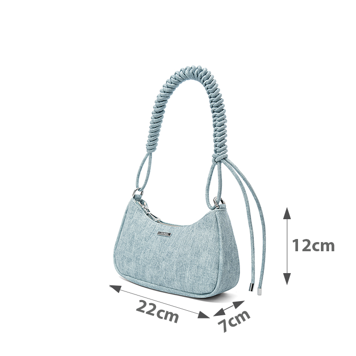  Túi Xách Nhỏ Hobo Bag Knotted Strap 