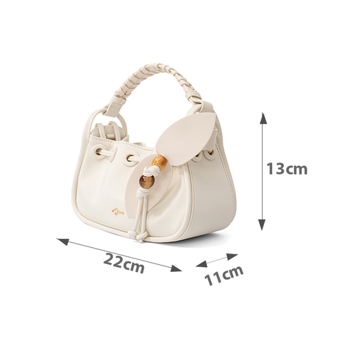 Túi Xách Nhỏ Rút Dây Phối Charm