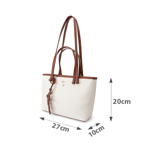 Túi Xách Trung Tote Bag Double-Handle Trang Trí Charm Juno