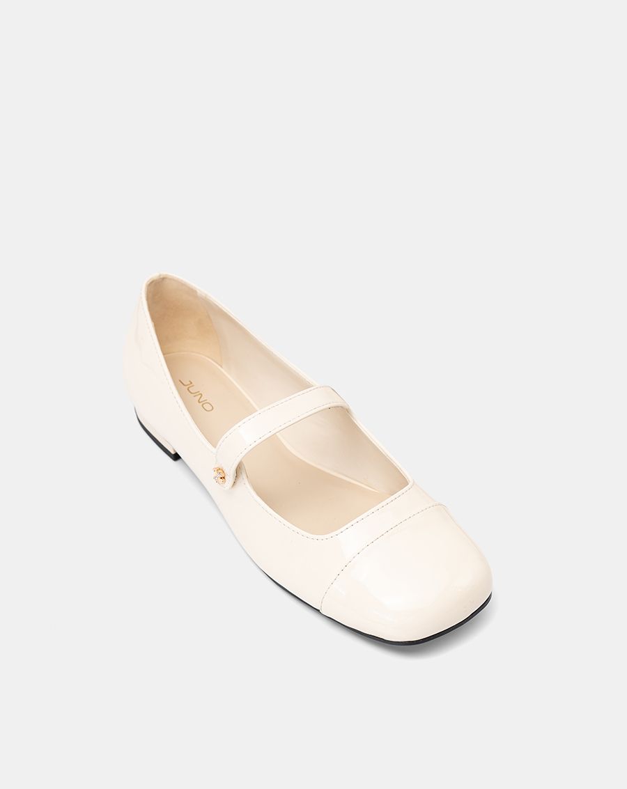  Giày Búp Bê Phối Toe Cap 