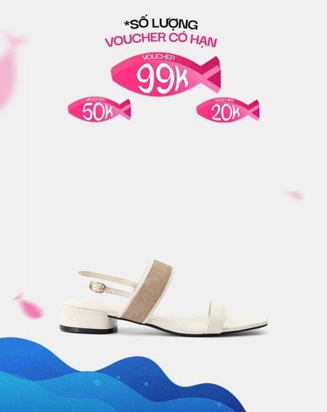  Giày Sandal Phối Quai Đan 