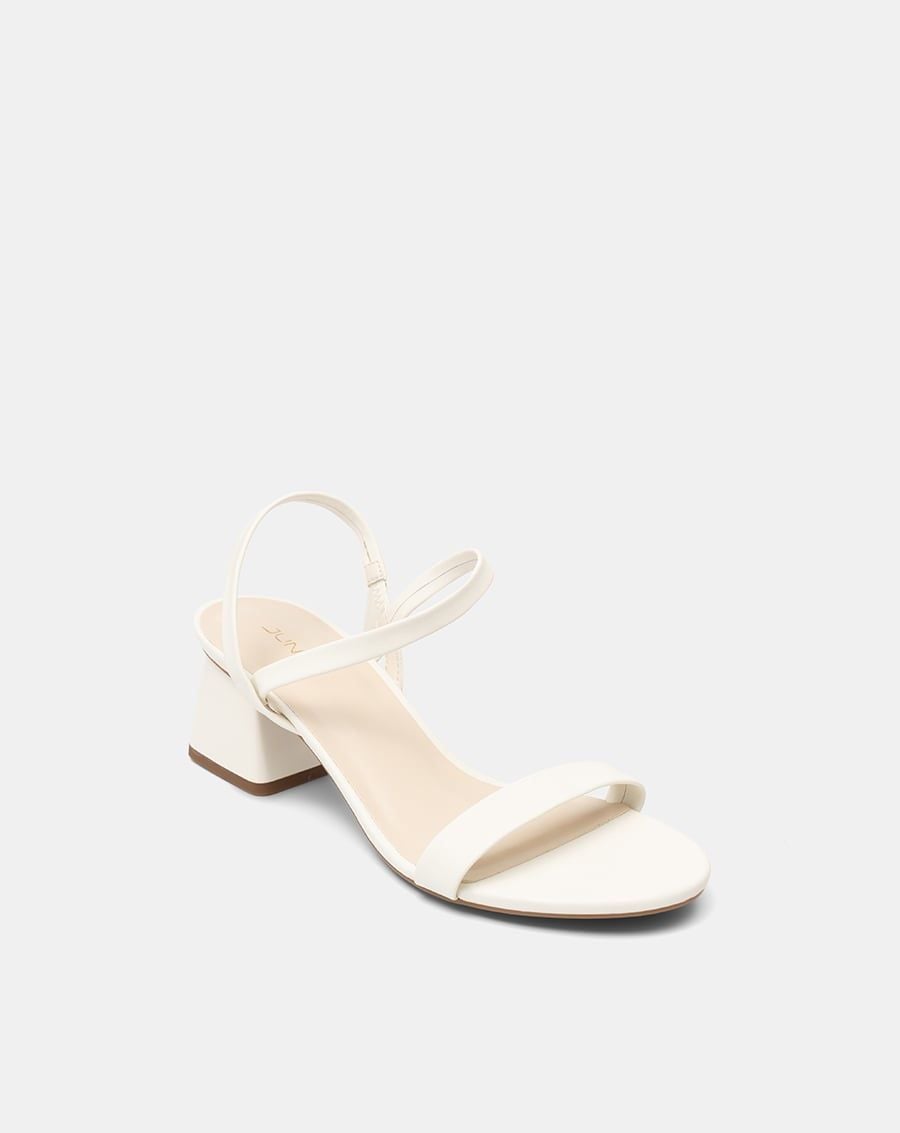  Giày Sandal Gót Thấp Quai Ngang 