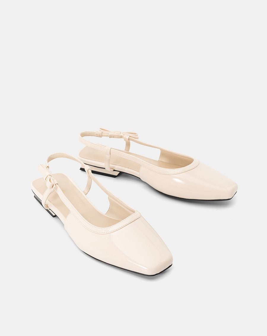  Giày Búp Bê Phối Nơ Trang Trí 