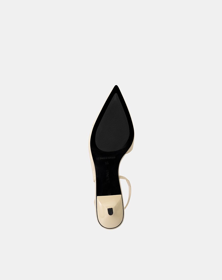  Giày Cao Gót Slingback Kitten Heel Mũi Nhọn 