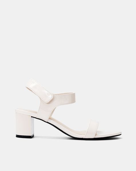  Giày Sandal Gót Trụ Quai Ngang Basic 