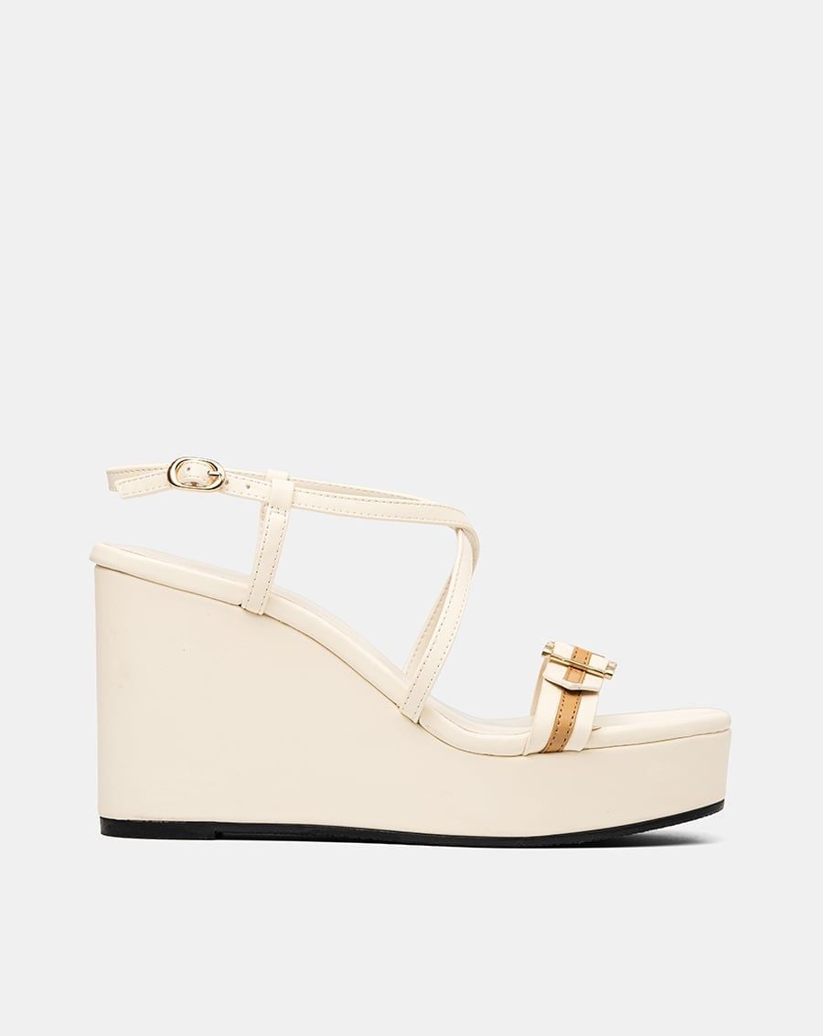  Giày Sandal Đế Xuồng Quai Sọc 