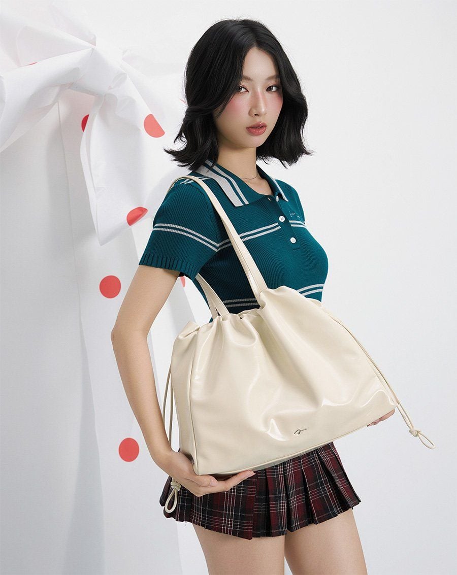  Túi Xách Lớn Tote Rút Dây 