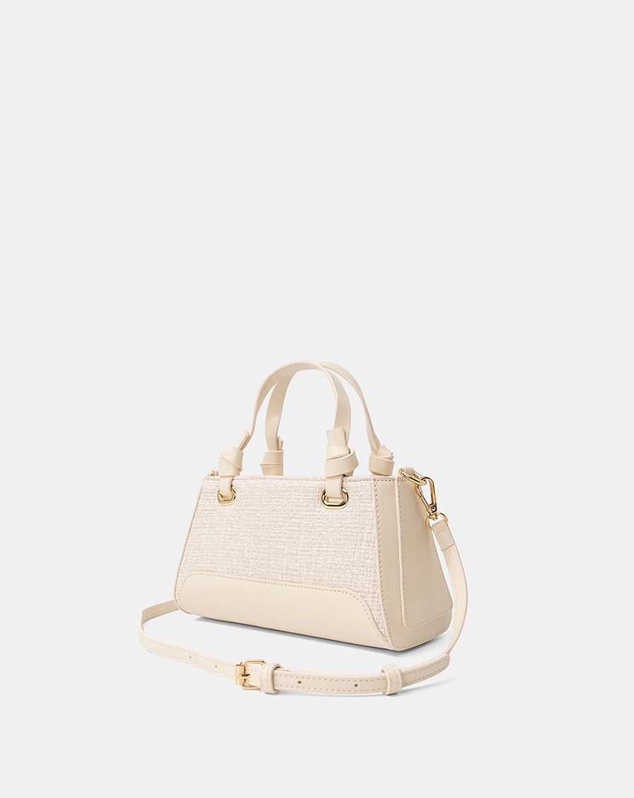  Túi Xách Nhỏ Top Handle Phối Charm 