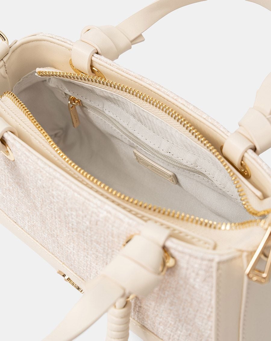  Túi Xách Nhỏ Top Handle Phối Charm 