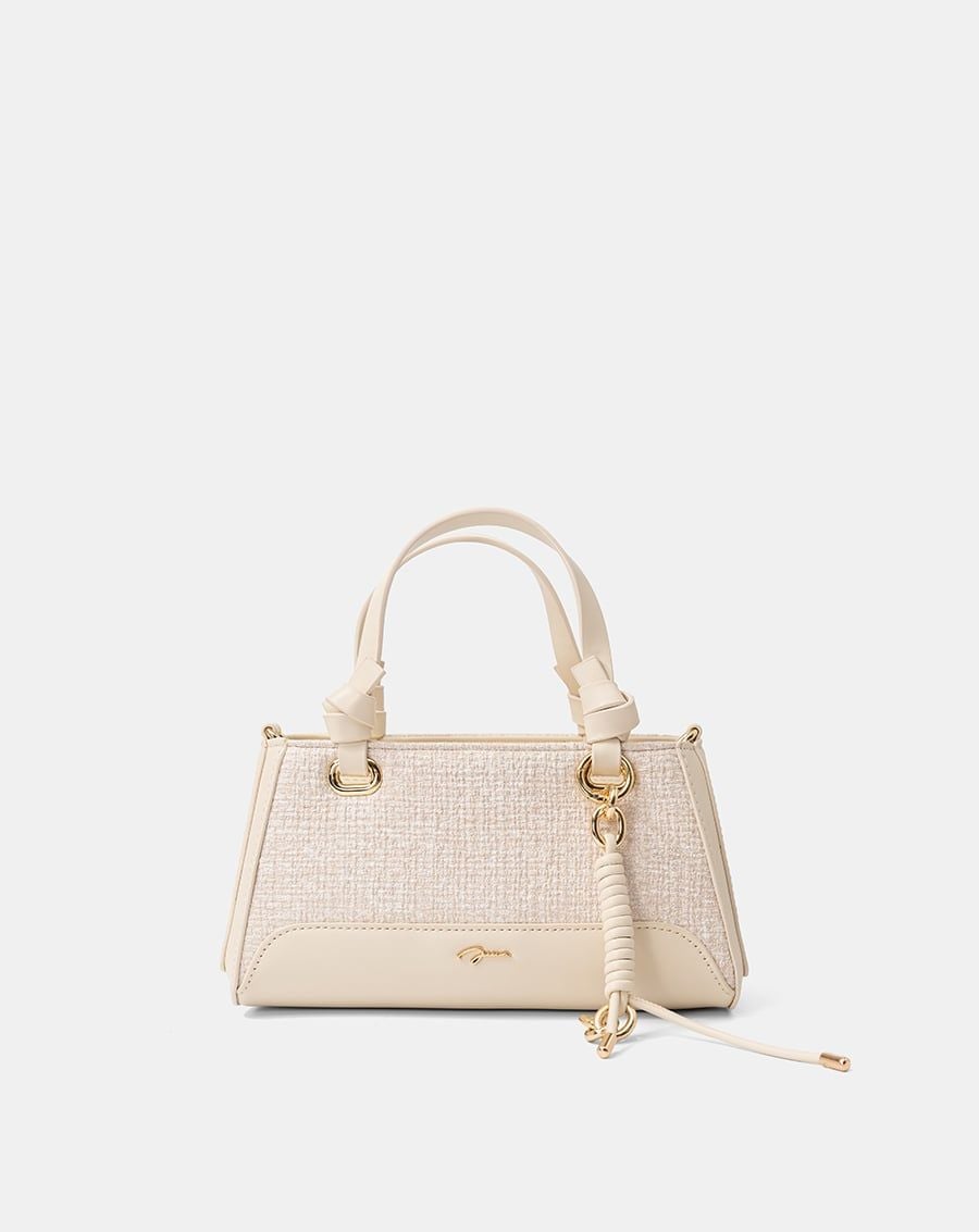  Túi Xách Nhỏ Top Handle Phối Charm 