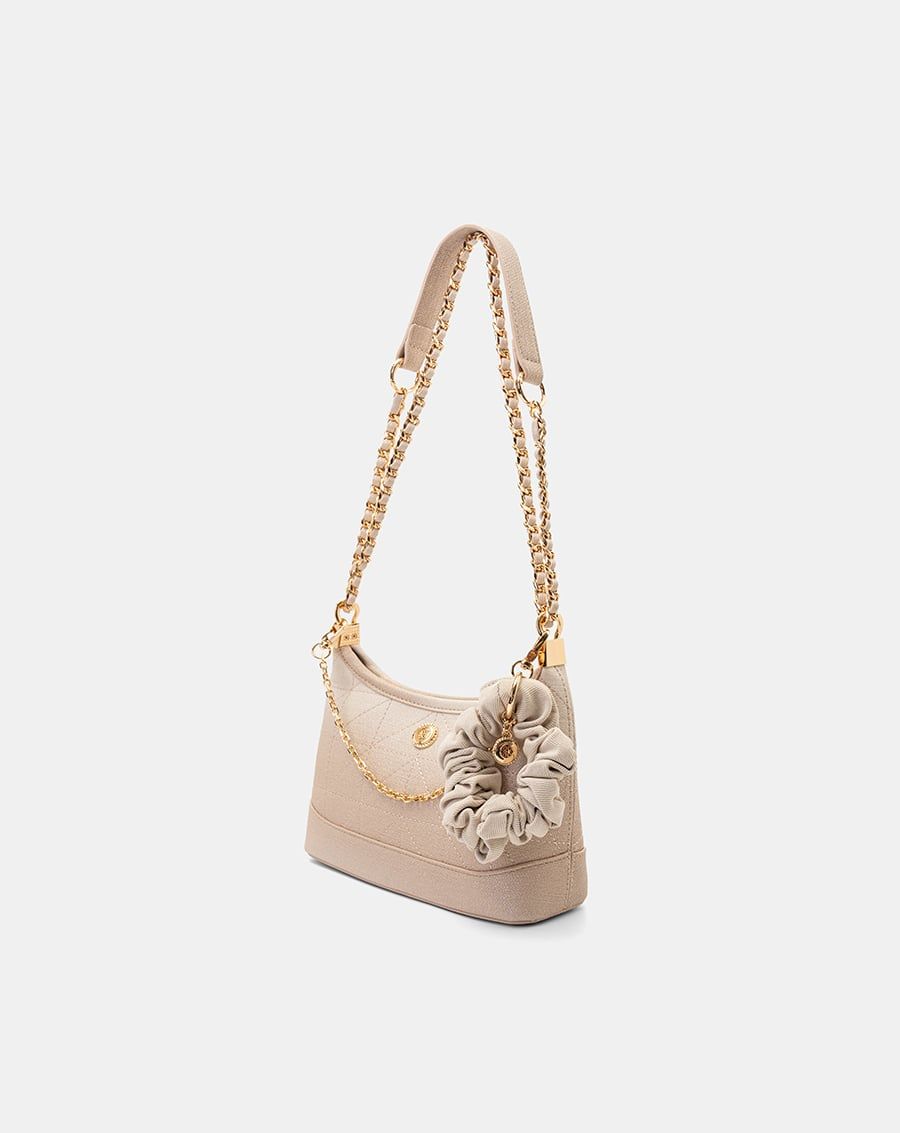  Túi Xách Nhỏ Hobo Phối Cột Tóc Scrunchie 