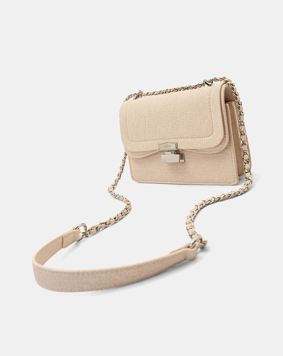  Túi Xách Nhỏ Shoulder Bag Nắp Gập Phối Khoá 