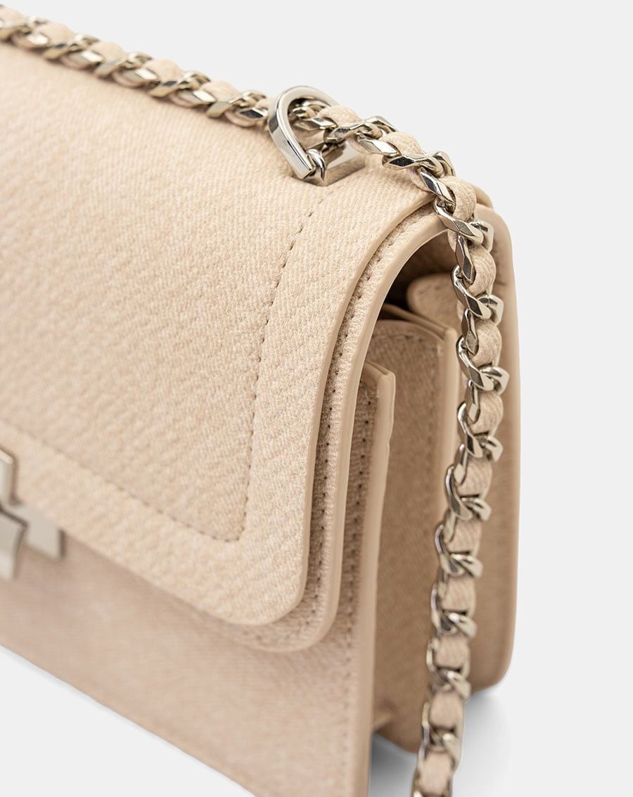  Túi Xách Nhỏ Shoulder Bag Nắp Gập Phối Khoá 