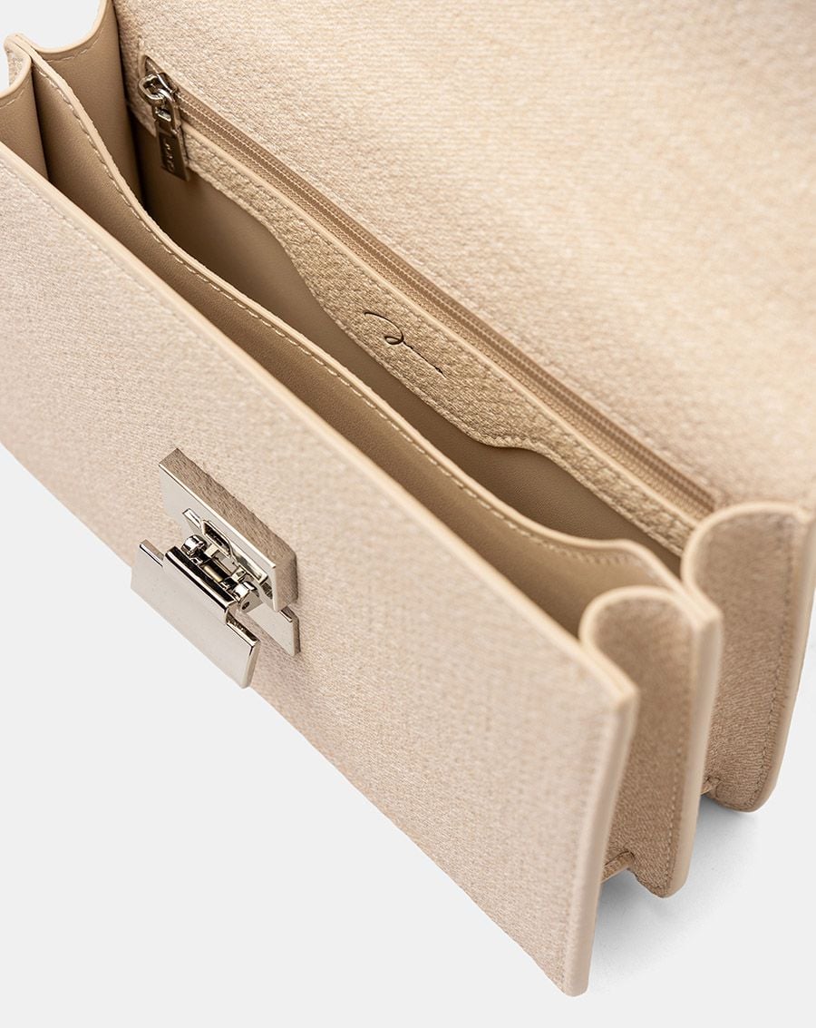  Túi Xách Nhỏ Shoulder Bag Nắp Gập Phối Khoá 