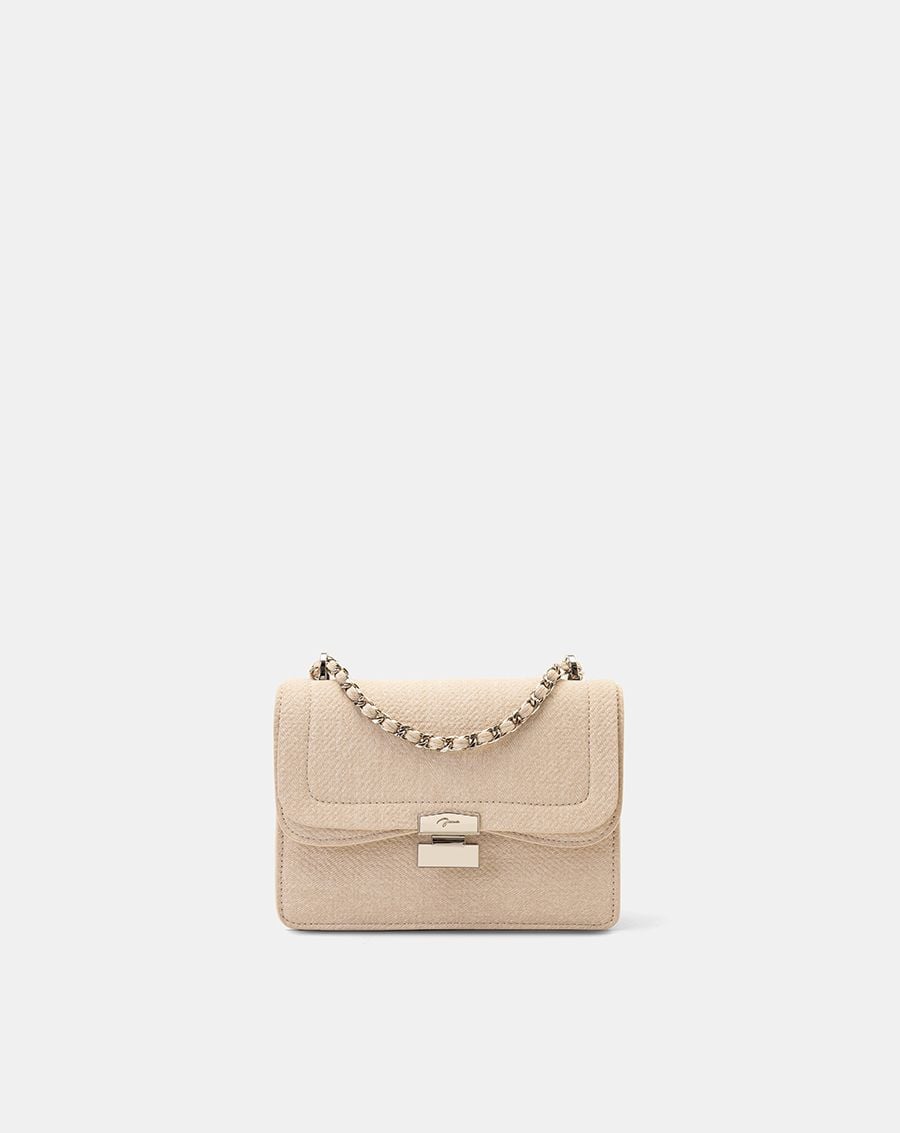  Túi Xách Nhỏ Shoulder Bag Nắp Gập Phối Khoá 