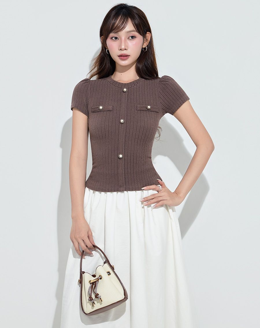  Túi Xách Nhỏ Top Handle Bucket Bag 