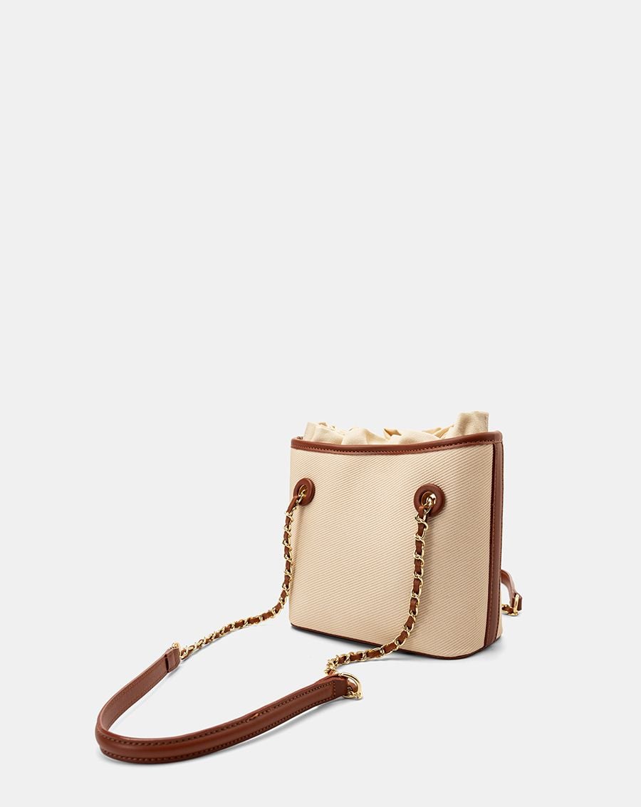  Túi Xách Nhỏ Tote Bag Phối Charm Hoa 