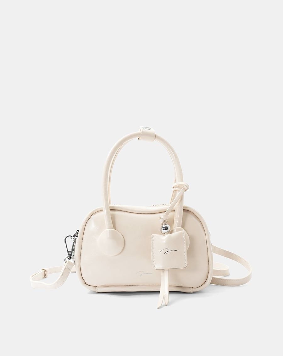  Túi Xách Nhỏ Top Handle Trang Trí Charm 