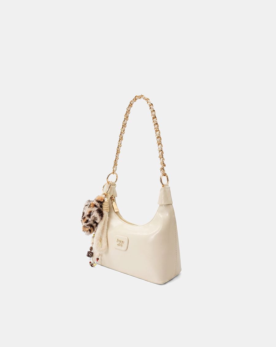  Túi Xách Nhỏ Hobo Phối Charm Trang Trí 