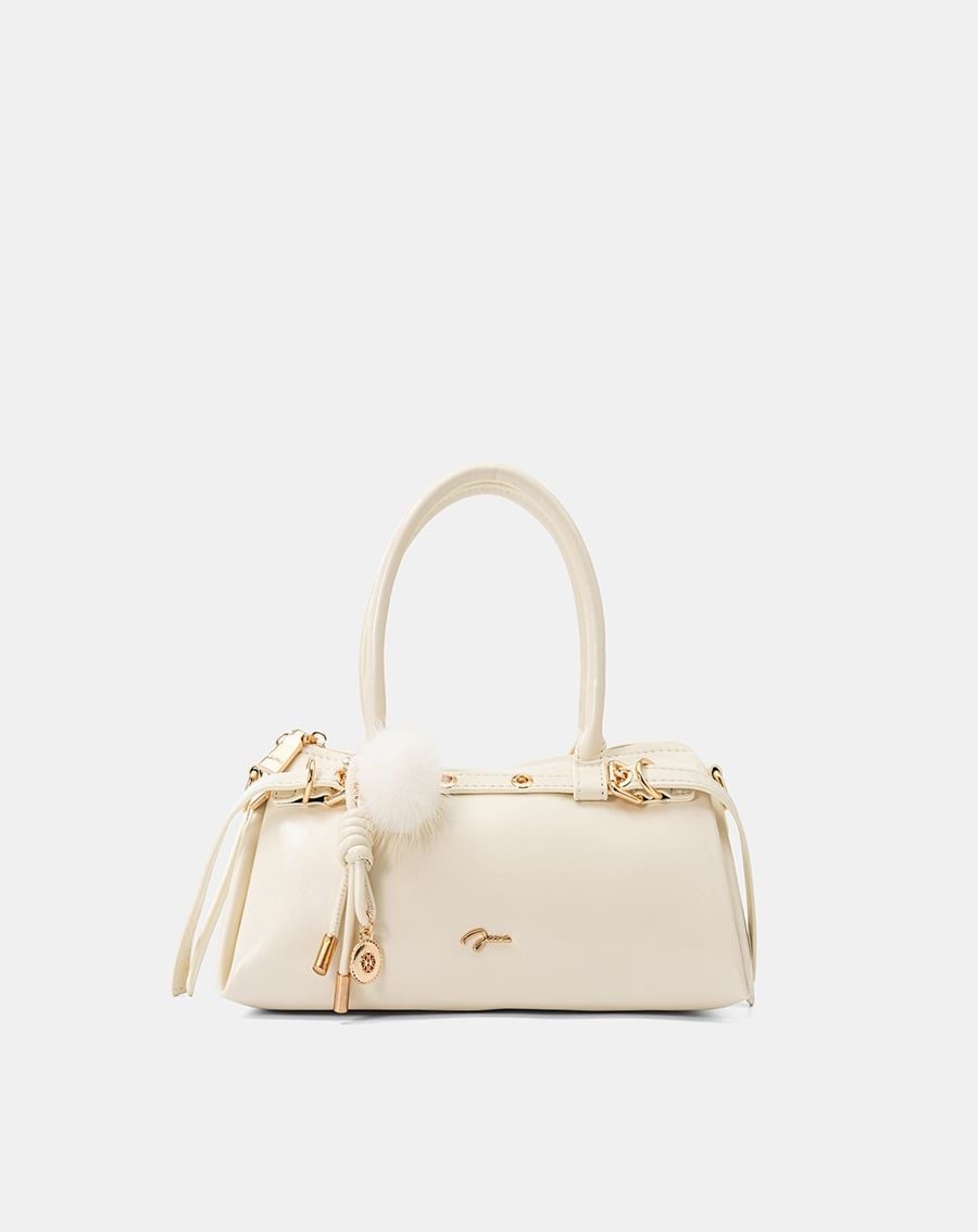  Túi Xách Nhỏ Top Handle Phối Charm Trang Trí 