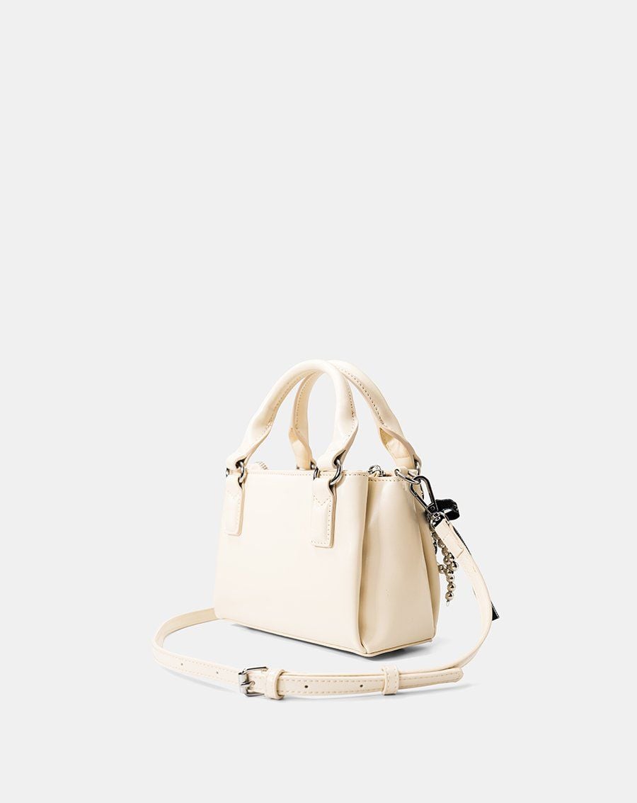  Túi Xách Nhỏ Top Handle Trang Trí Charm 