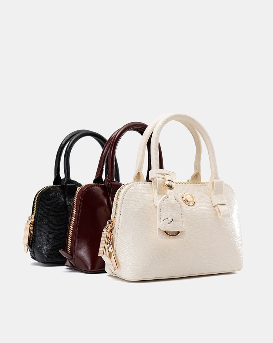  Túi Xách Nhỏ Mini Bowling Tay Cầm Nơ 