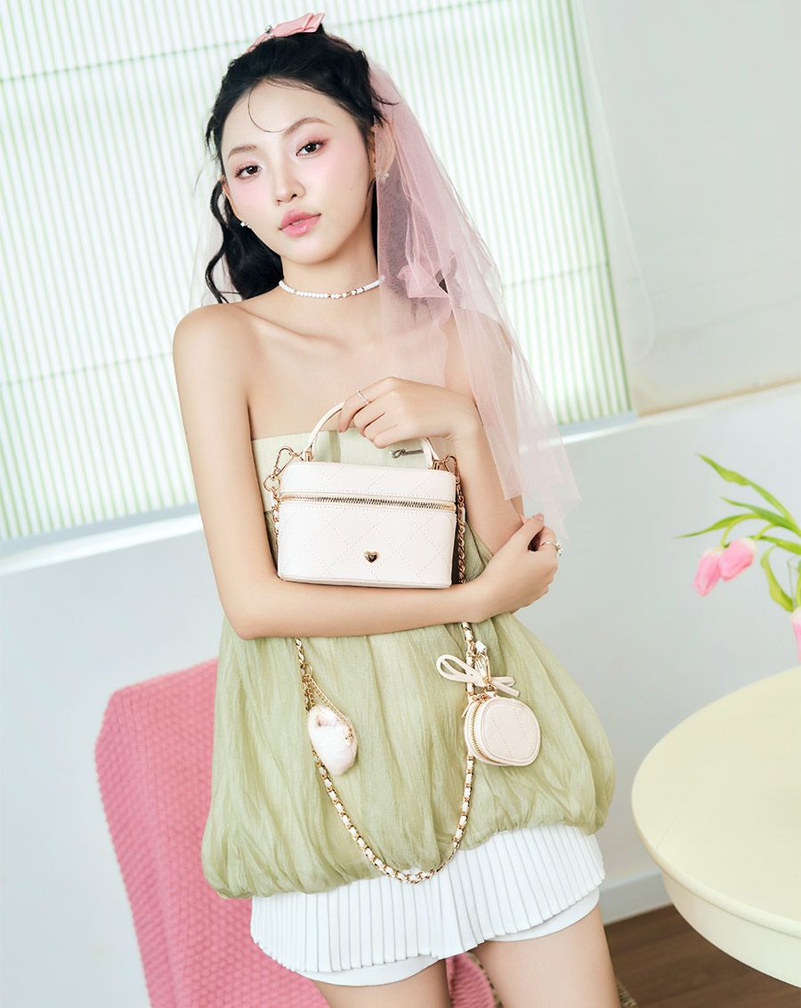  Túi Xách Nhỏ Vanity Phối Túi Nhỏ 