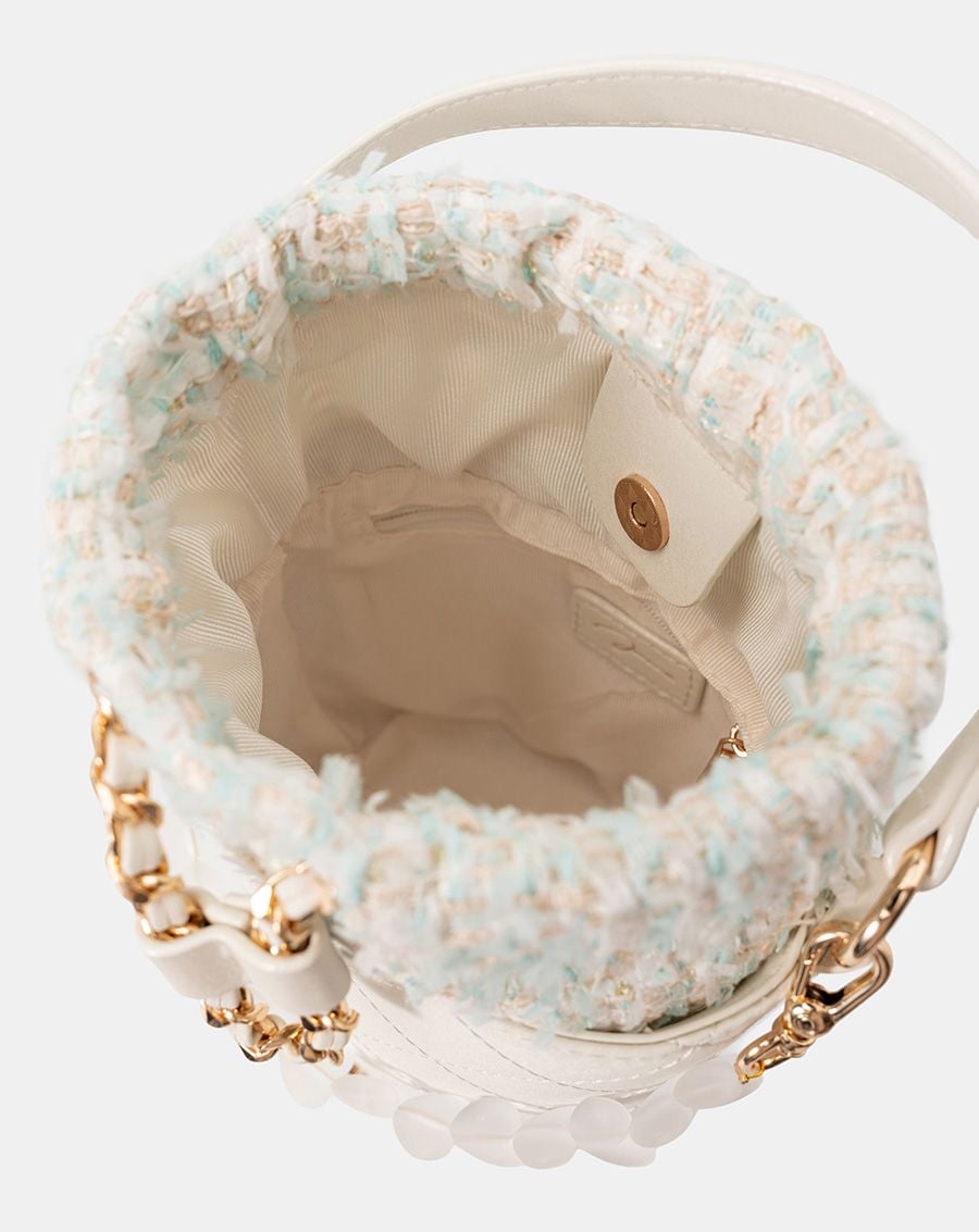  Túi Xách Nhỏ Bucket Phối Charm 