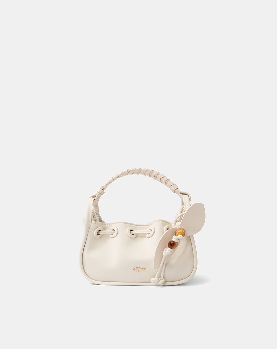  Túi Xách Nhỏ Rút Dây Phối Charm 