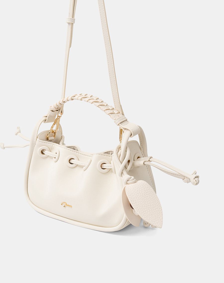  Túi Xách Nhỏ Rút Dây Phối Charm 