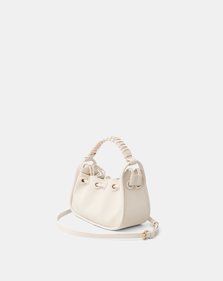  Túi Xách Nhỏ Rút Dây Phối Charm 